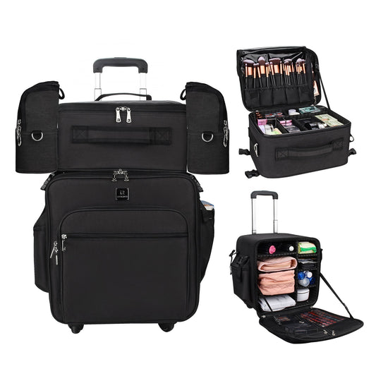 Relavel 4 in 1 Rolling Makeup Case