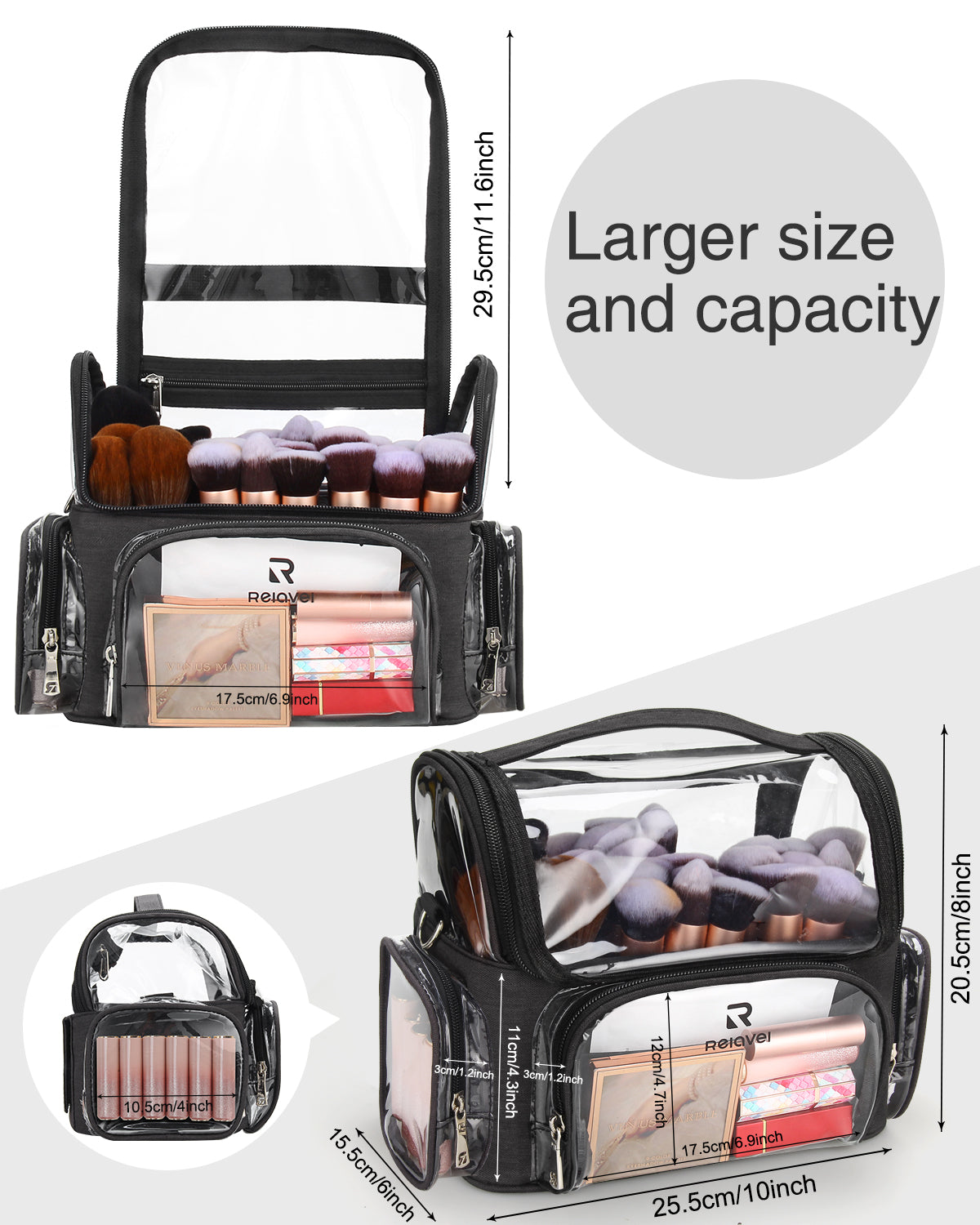 New Clear Makeup Bag For Makeup Artists