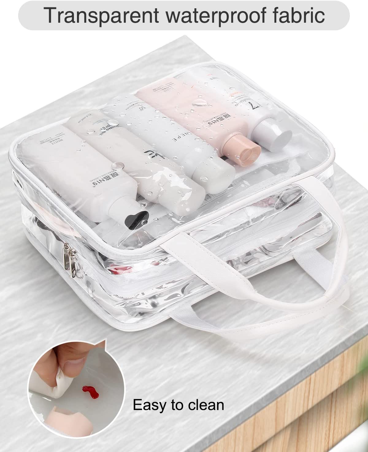 Clear tsa toiletry bag shops