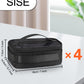 New 4 Pack Clear Travel Makeup Bags for Makeup Artists