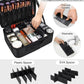 Black Extra Large Makeup Case with Plastic Dividers