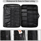 Black Extra Large Makeup Case with Plastic Dividers