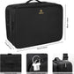 Black Extra Large Makeup Case with Plastic Dividers