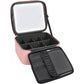 Relavel Black Small Makeup Case with Light Up Mirror