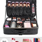 Black Large Crocodile Skin Texture Makeup Case