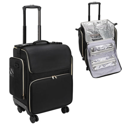 Hairstylist Traveling Case with four 360° Rotatable Wheels