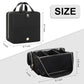 Large Capacity Foldable Travel Makeup Brushes Case Makeup Bag with Detachable Dividers