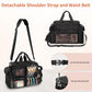 Large Capacity Hair Tools Travel Waist Bag with Multi Pockets and Adjustable Dividers