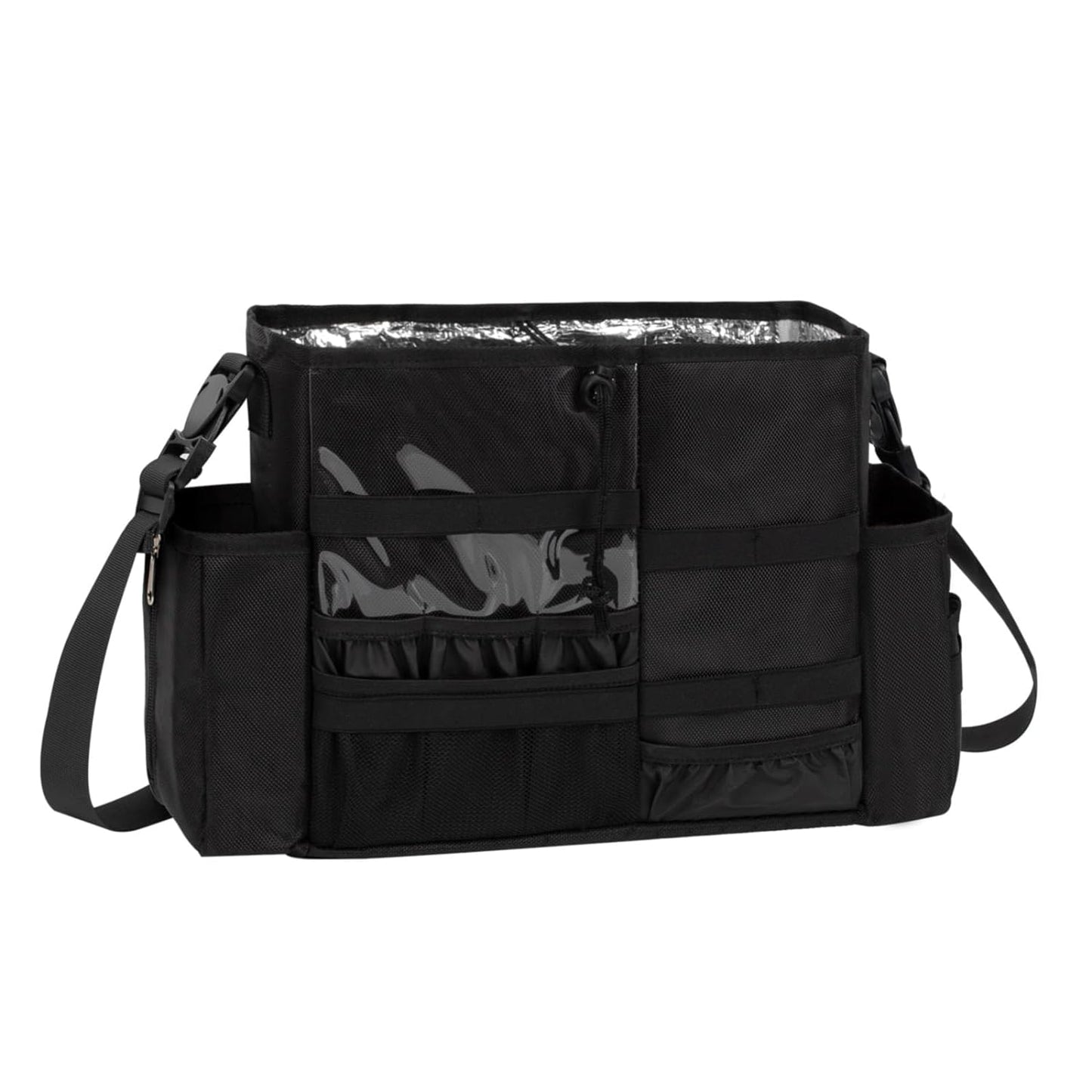 Large Capacity Hairdressing Bag with Shoulder Strap and Waist Bel and Heat Insulation Material