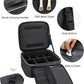 Relavel Black Small Makeup Case with Light Up Mirror