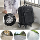 New Rolling Extra Large Professional Trolley Makeup Backpack With Detachable Trolley And Large Wheels