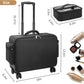 Rolling Extra Large Makeup Train Case with 4 wheels