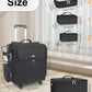 Rolling Hairstylist Makeup Train Case with 4 Wheels