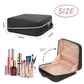 90° Wide Open for Easily Access, Waterproof Travel Makeup Bag