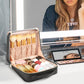 90° Wide Open for Easily Access, Waterproof Travel Makeup Bag