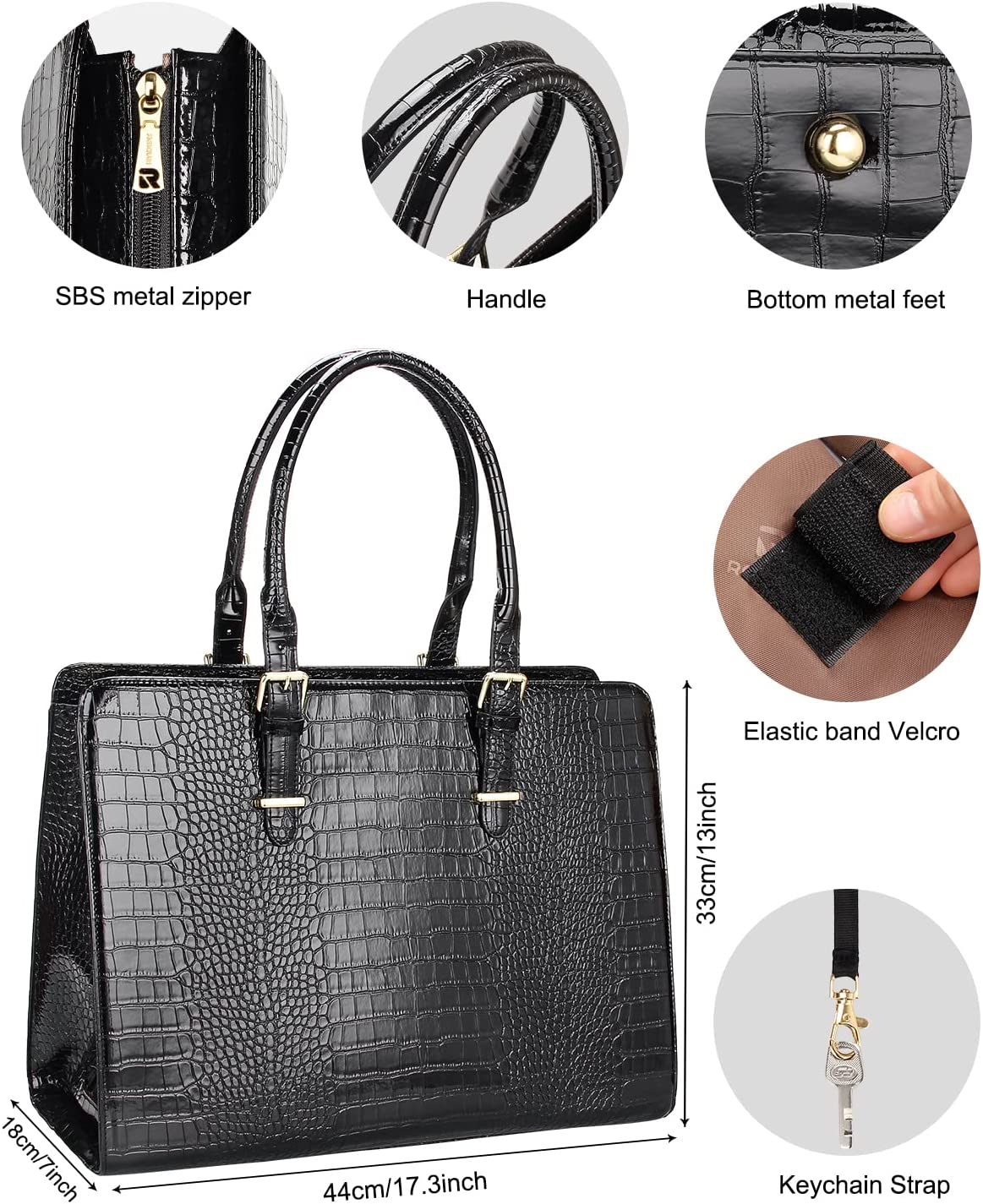 Relavel 17 Inch Laptop Bag for Women