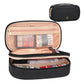 Black Small Travel Makeup Bag Cosmetic Bag