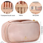 Cross Pattern Rose Gold Small Travel Makeup Bag Cosmetic Bag