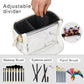 Marble White Makeup Brush Holder Travel Makeup Bag for Women Cosmetic Bag