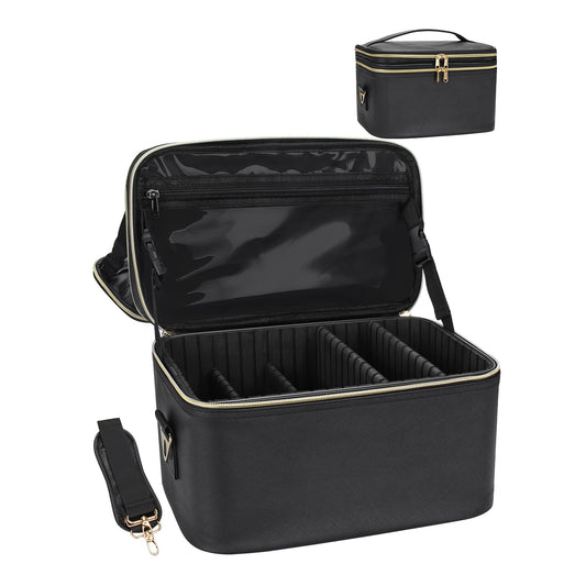 Travel Makeup Bag,Makeup Case Rectangular Large Cosmetic Bag Case Organizer