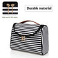 Travel Makeup Bag, Ethereal Cosmetic Bag for Women Portable Makeup Organizer Bag Upgrade Nylon Toiletry Bag Women Waterproof (Black Stripe)