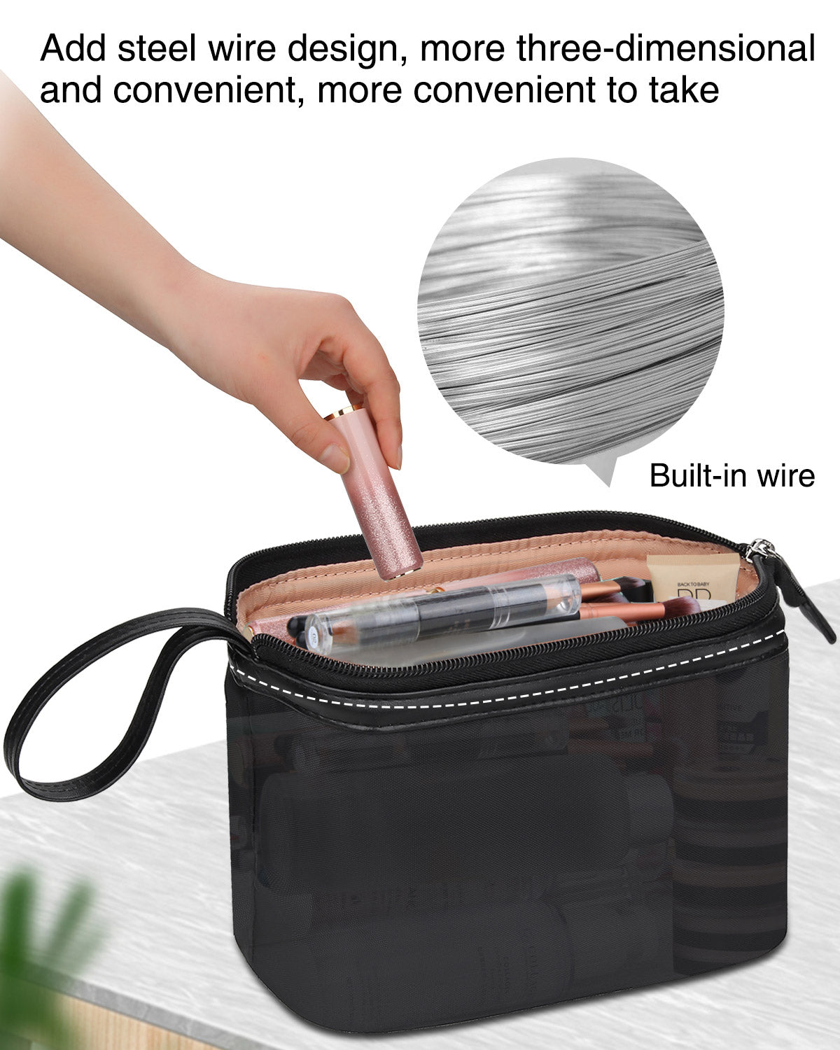 Travel Makeup Bag Small Cosmetic Bags For Women